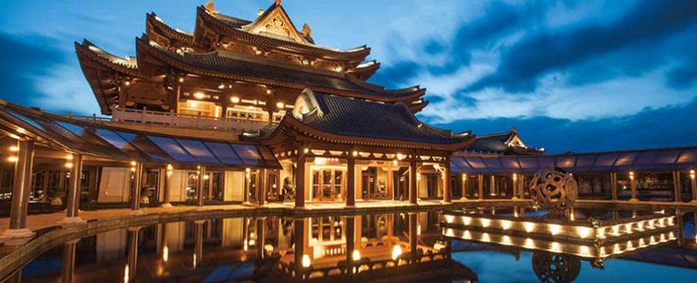 广州从都酒店夜景图